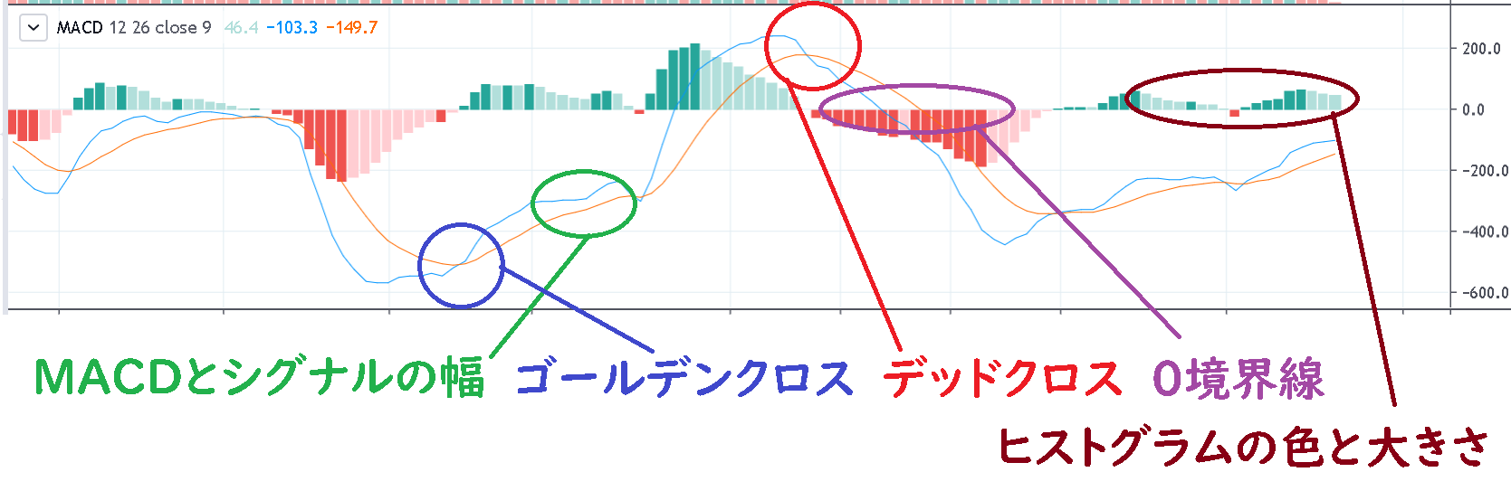 MACDの基本的な見方