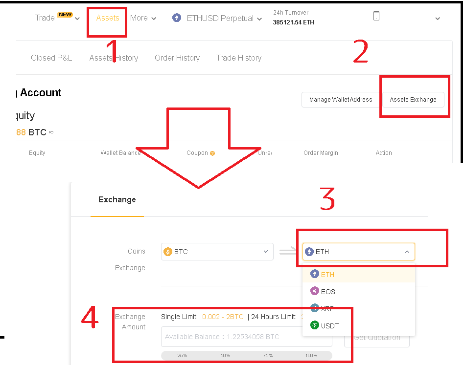 Bybitに送金するのが最もシンプル