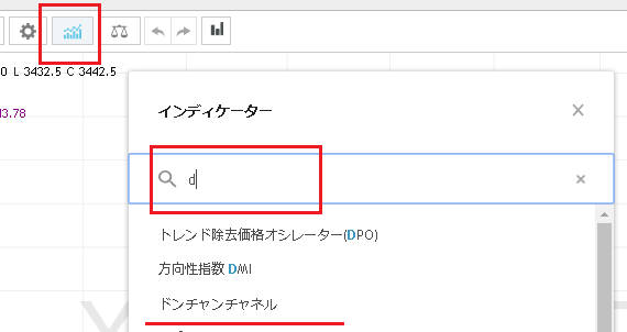 ドンチャンチャネルの表示