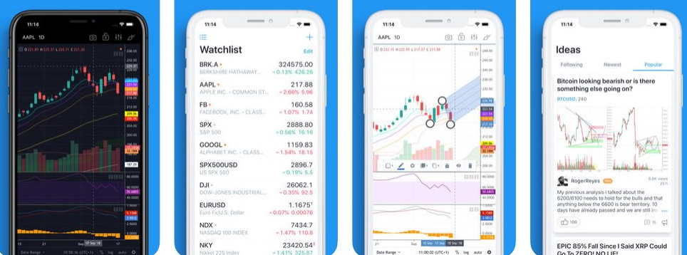 TradingView(トレーディングビュー)アプリ