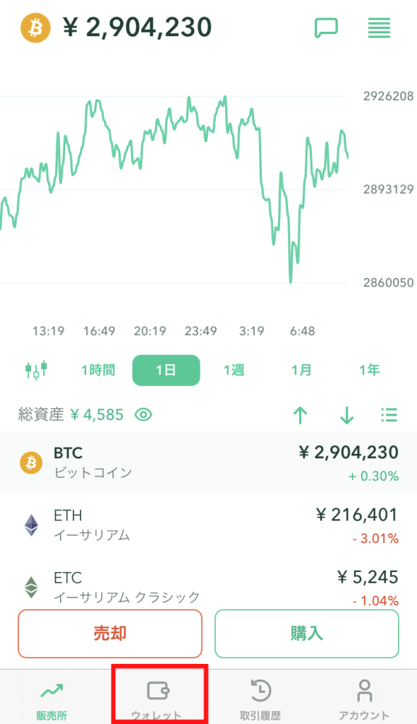 暗号資産の送金手順