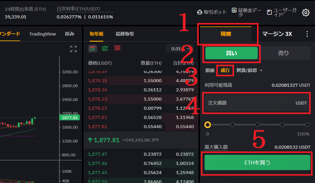 イーサリアム（ETH）を購入する2