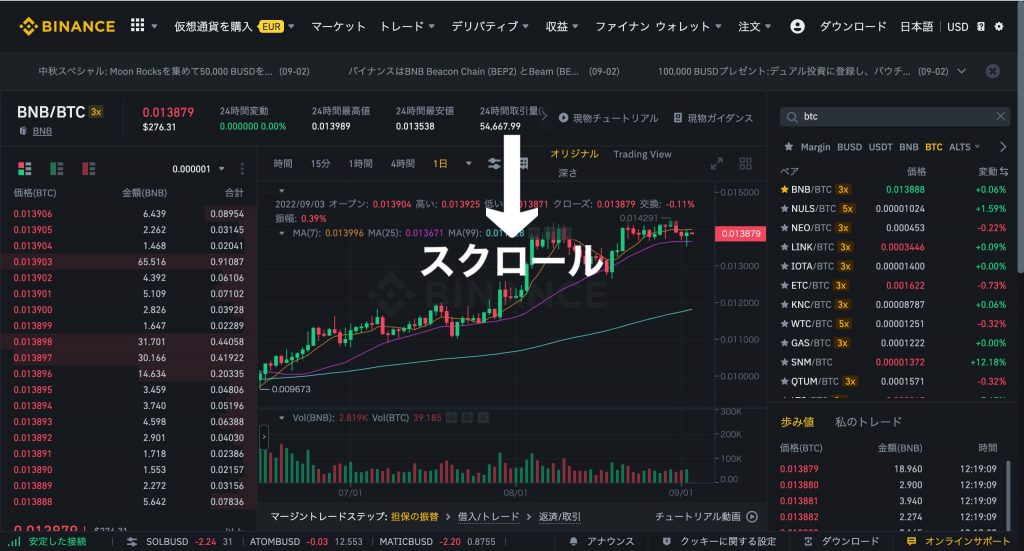 Binance(バイナンス)マージントレード8