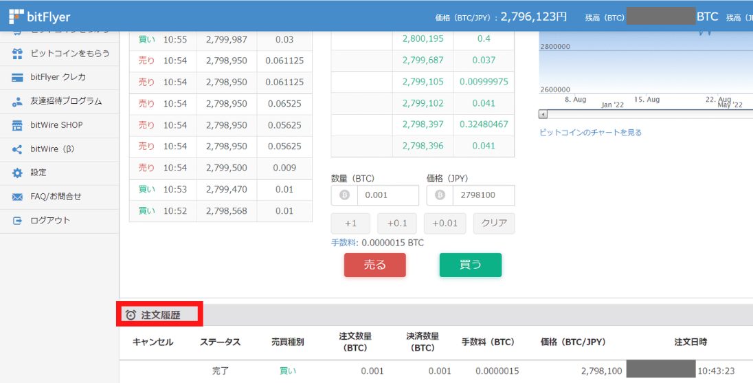 bitFlyer（ビットフライヤー）ビットコイン取引所の使い方