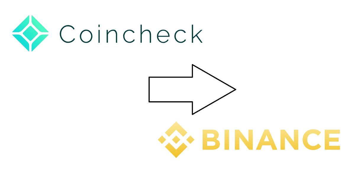 コインチェック（coincheck）からBinance（バイナンス）に送金・入出金