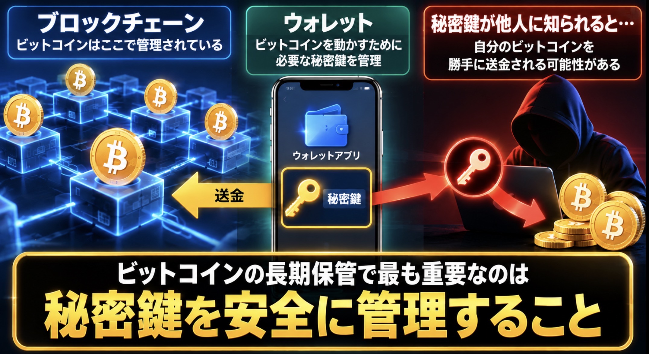 ビットコインの長期保管で重要なのは秘密鍵