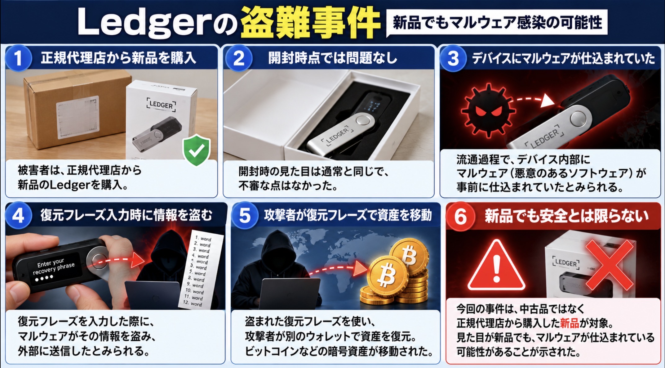 正規代理店でさえ信用できないLedgerの盗難事件
