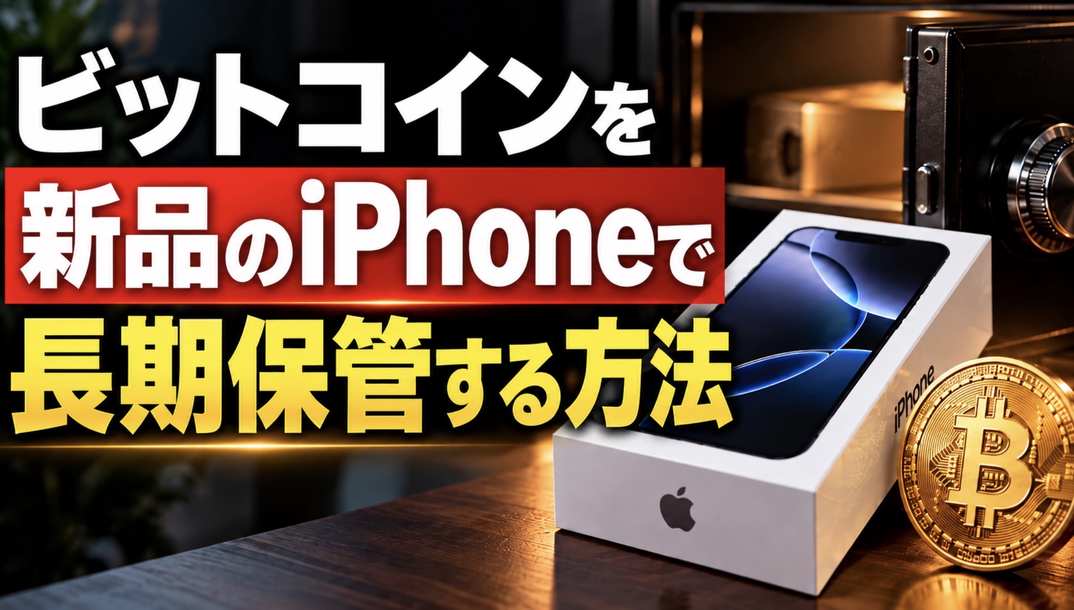 ビットコインを新品iPhoneで長期保管する方法｜BlueWalletの使い方とLedgerとの安全性比較