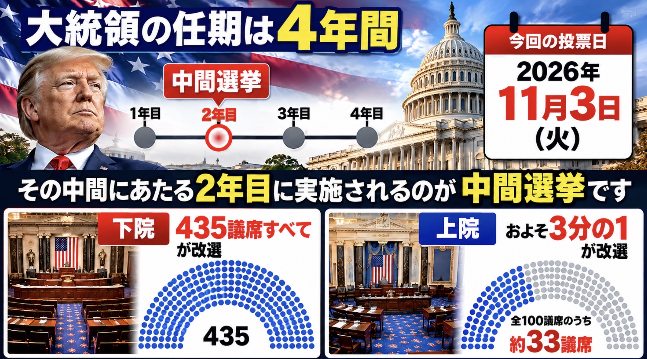 米国中間選挙とは